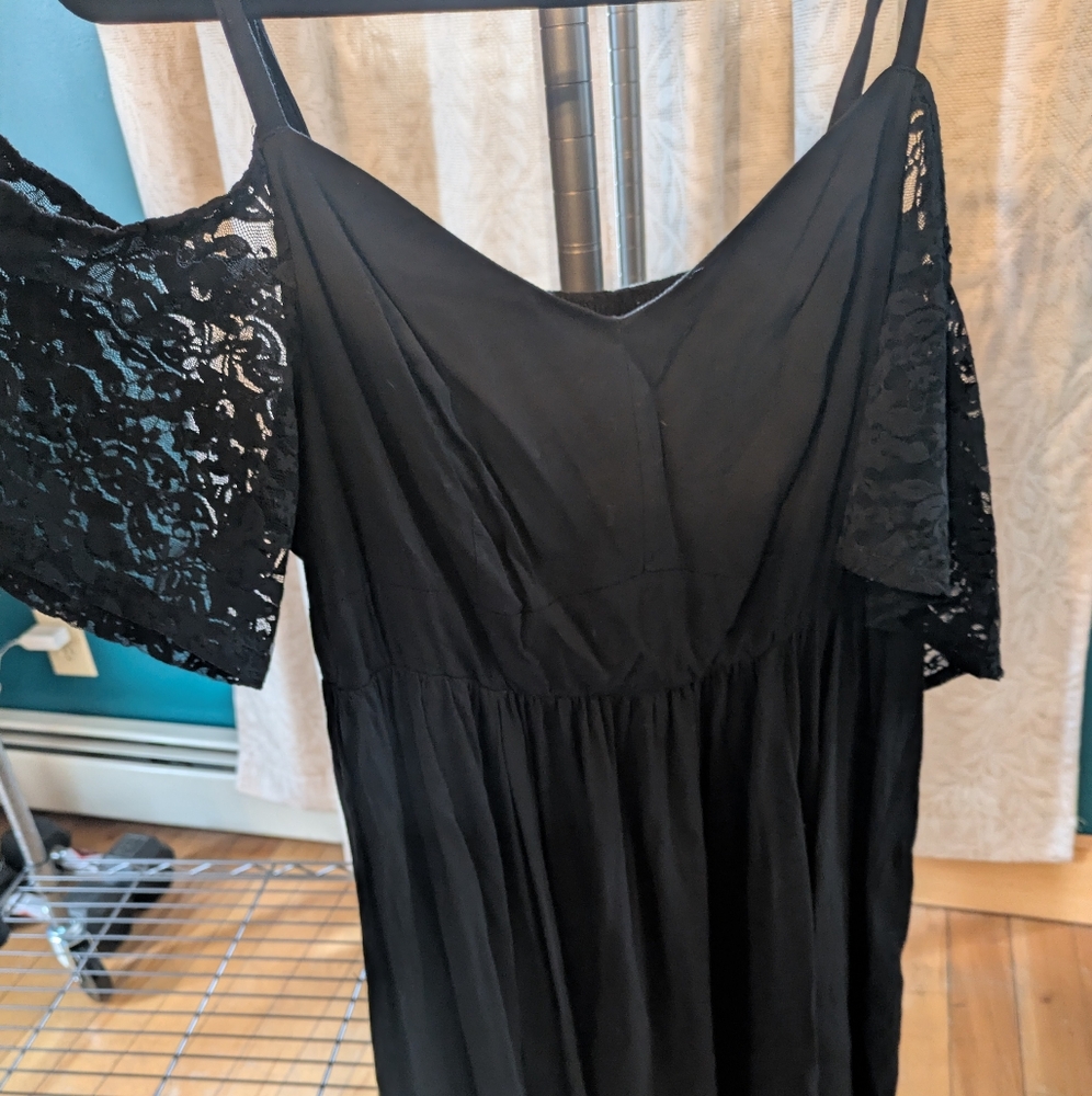 Torrid Black High Low Cold Shoulder Sundress - image 4